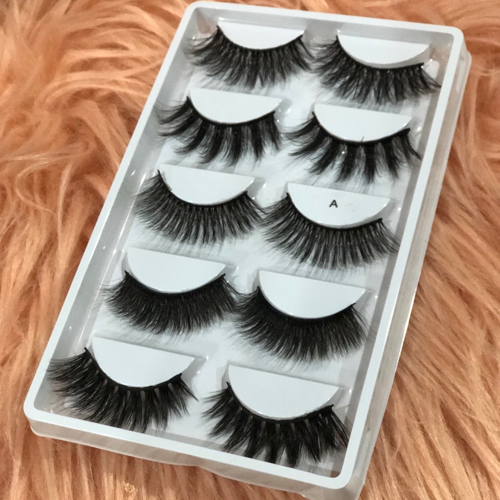 🔥🔥5 mix Pair Mink 3D Lashes 🔥🔥